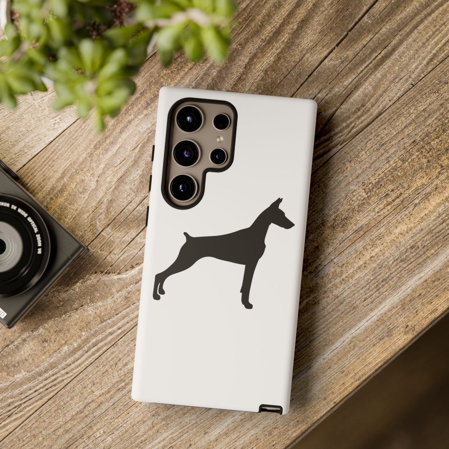 Doberman Silhouette Samsung Case