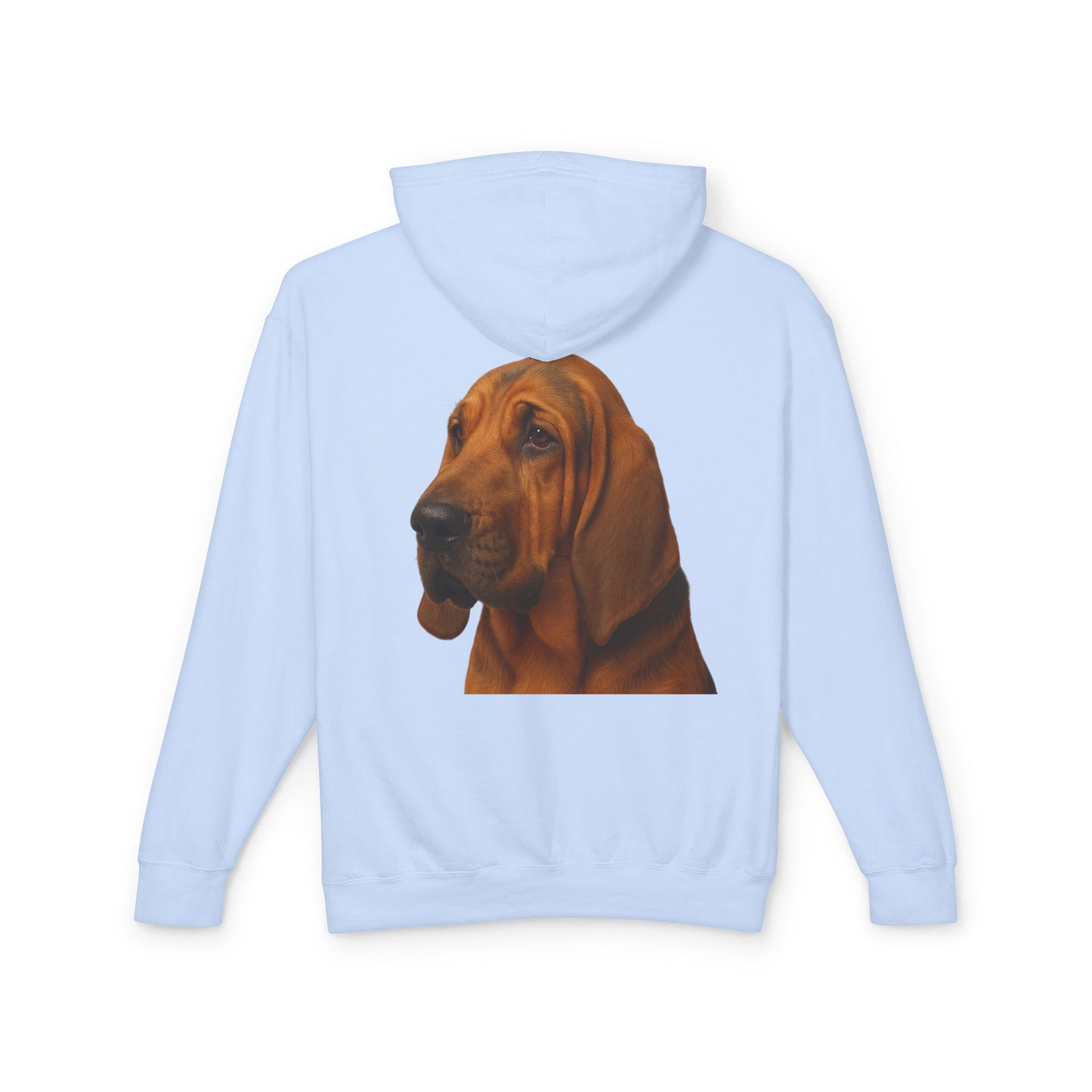 Bloodhound Head Unisex Lightweight Hoodie