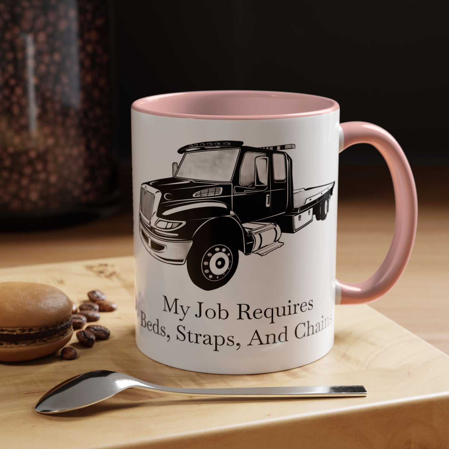 Beds, Straps, And Chains 2-Tone Coffee Mug