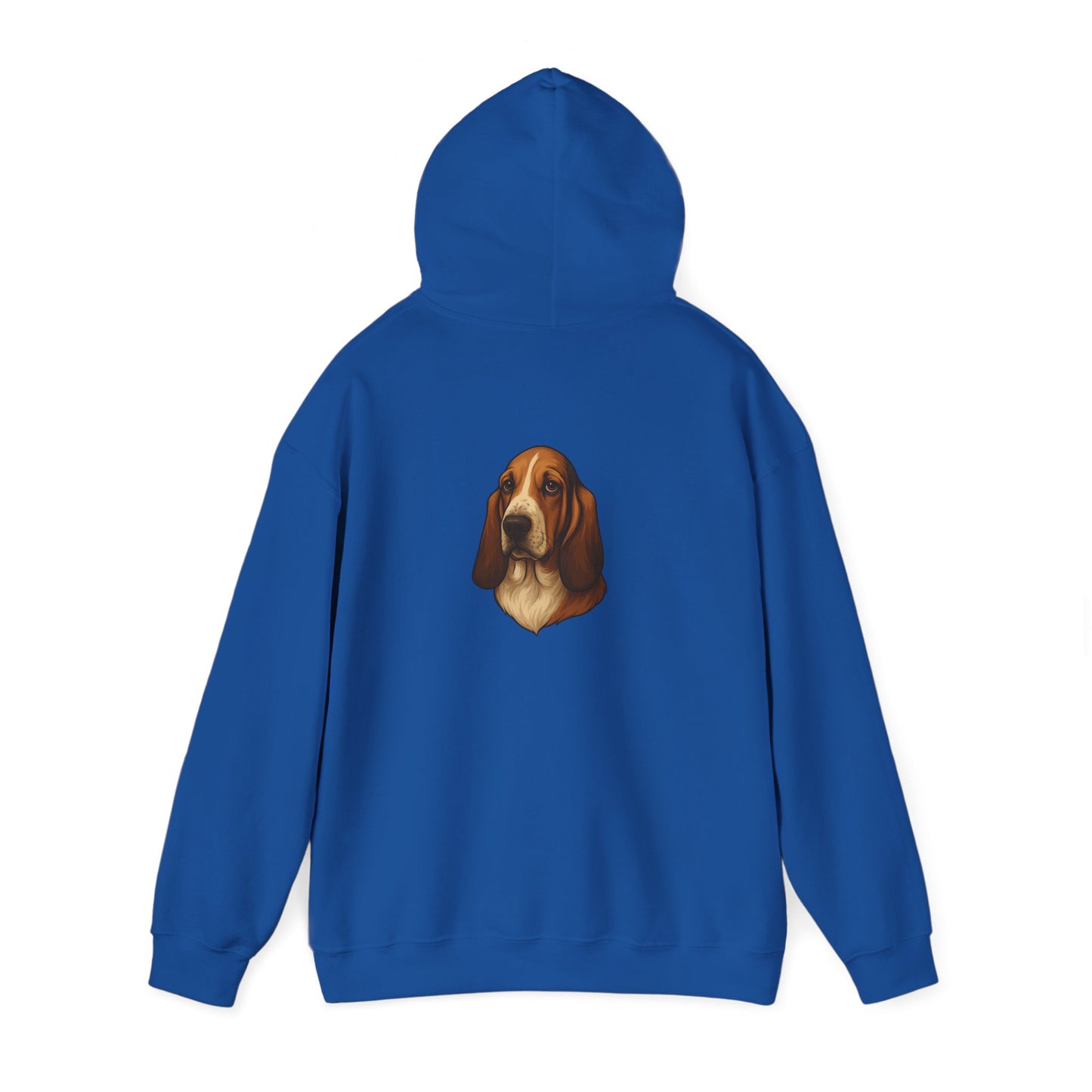 Basset Hound Head Unisex Hoodie