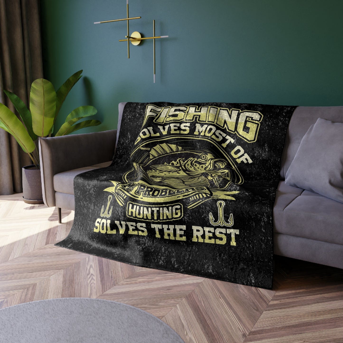 Problem Solving Crushed Velvet Blanket