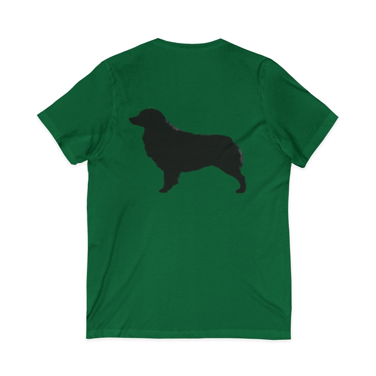Aussie Silhouette Unisex Short Sleeve V-Neck Tee