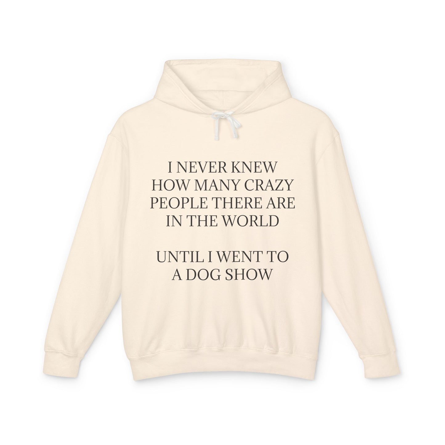 Never Knew Unisex Lightweight Hoodie