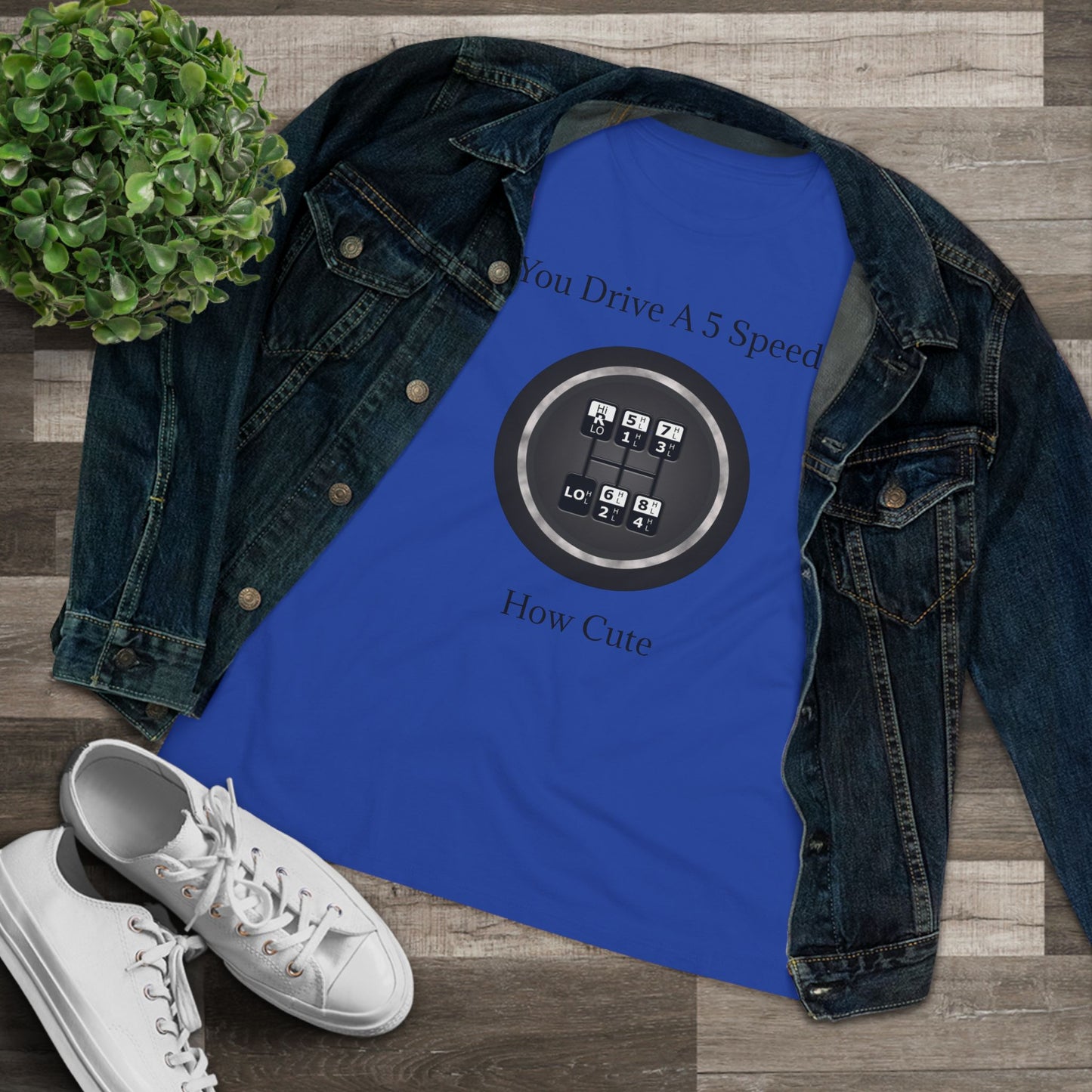 5 Speed How Cute Women's Short Sleeve Crewneck Tee