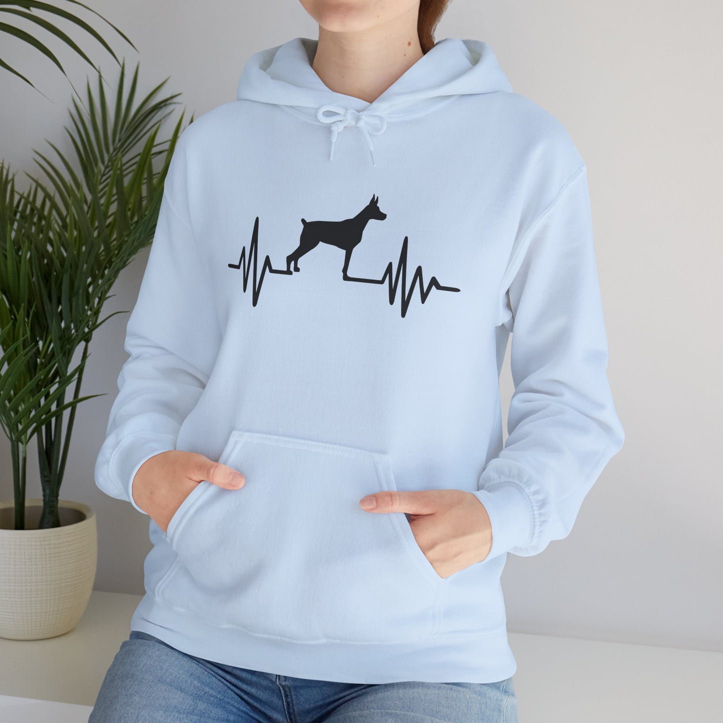 My Heart Beats For Dobermans Unisex Hoodie