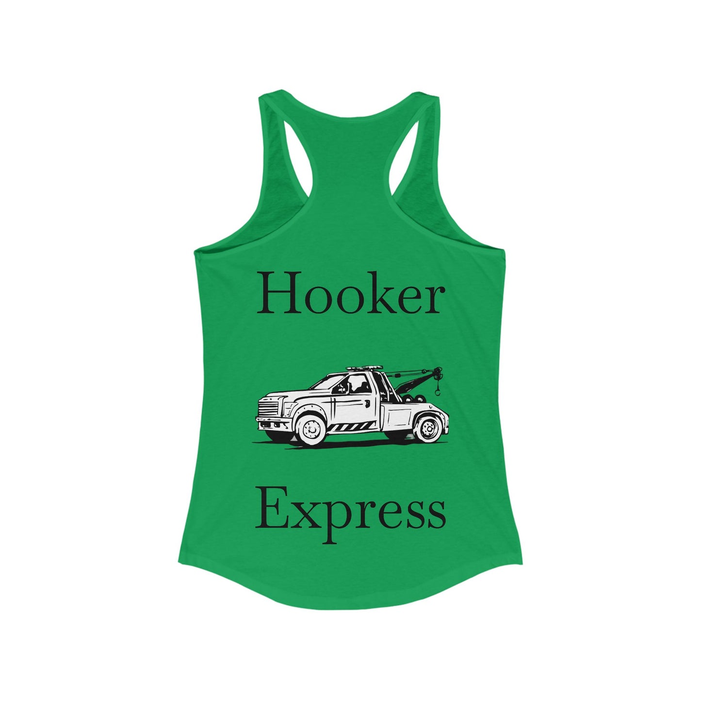 H**ker Express Wheel Lift Tow Truck Women's Racerback Tank