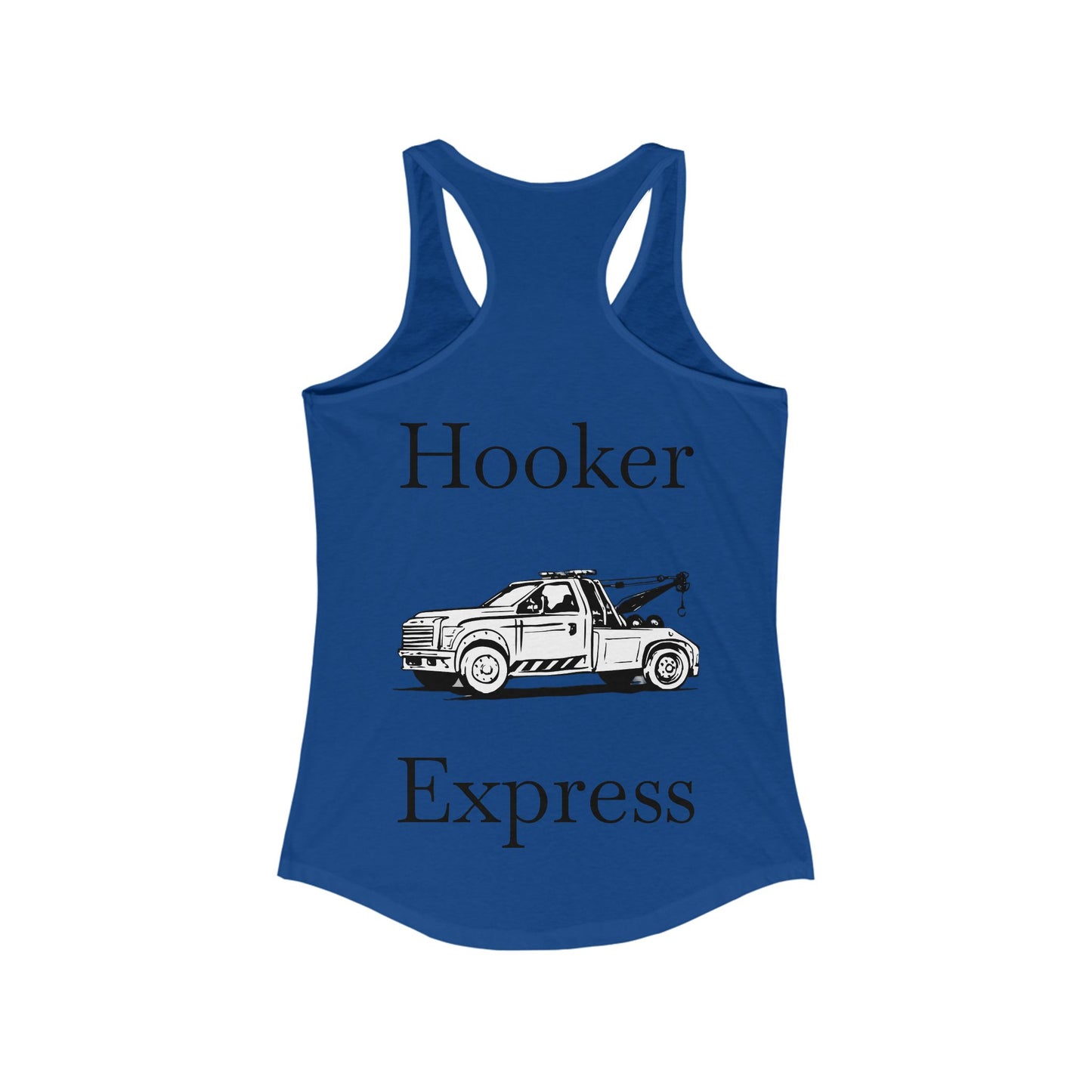 H**ker Express Wheel Lift Tow Truck Women's Racerback Tank