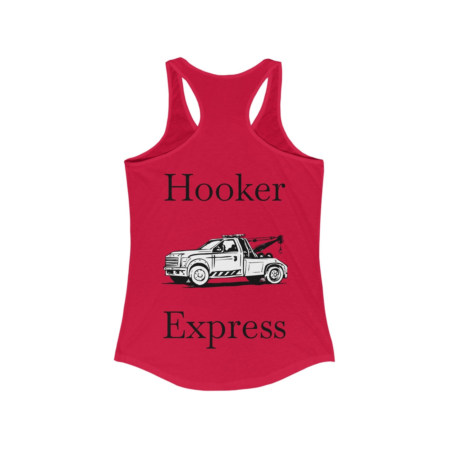 H**ker Express Wheel Lift Tow Truck Women's Racerback Tank