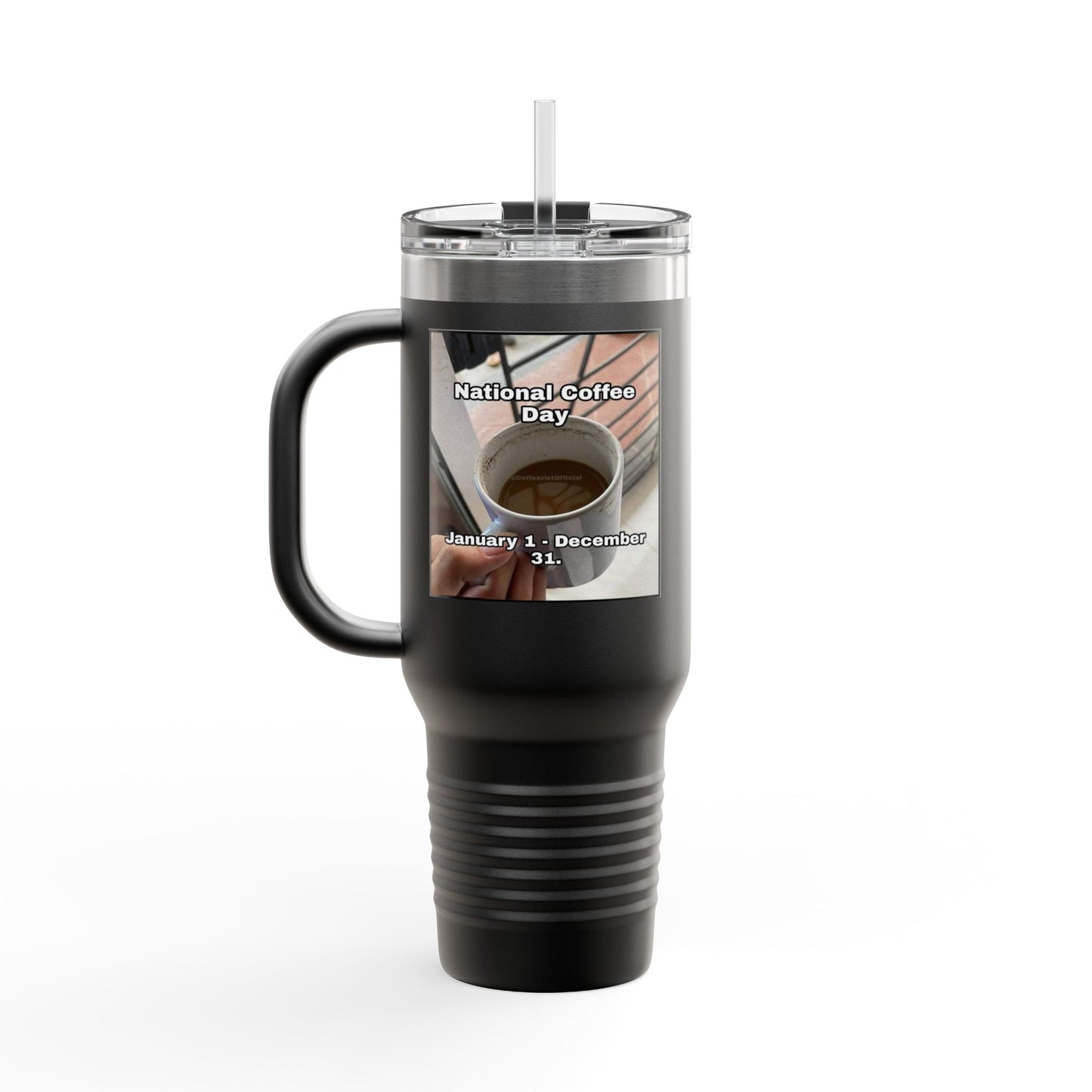 National Coffee Day Insulated Travel Mug
