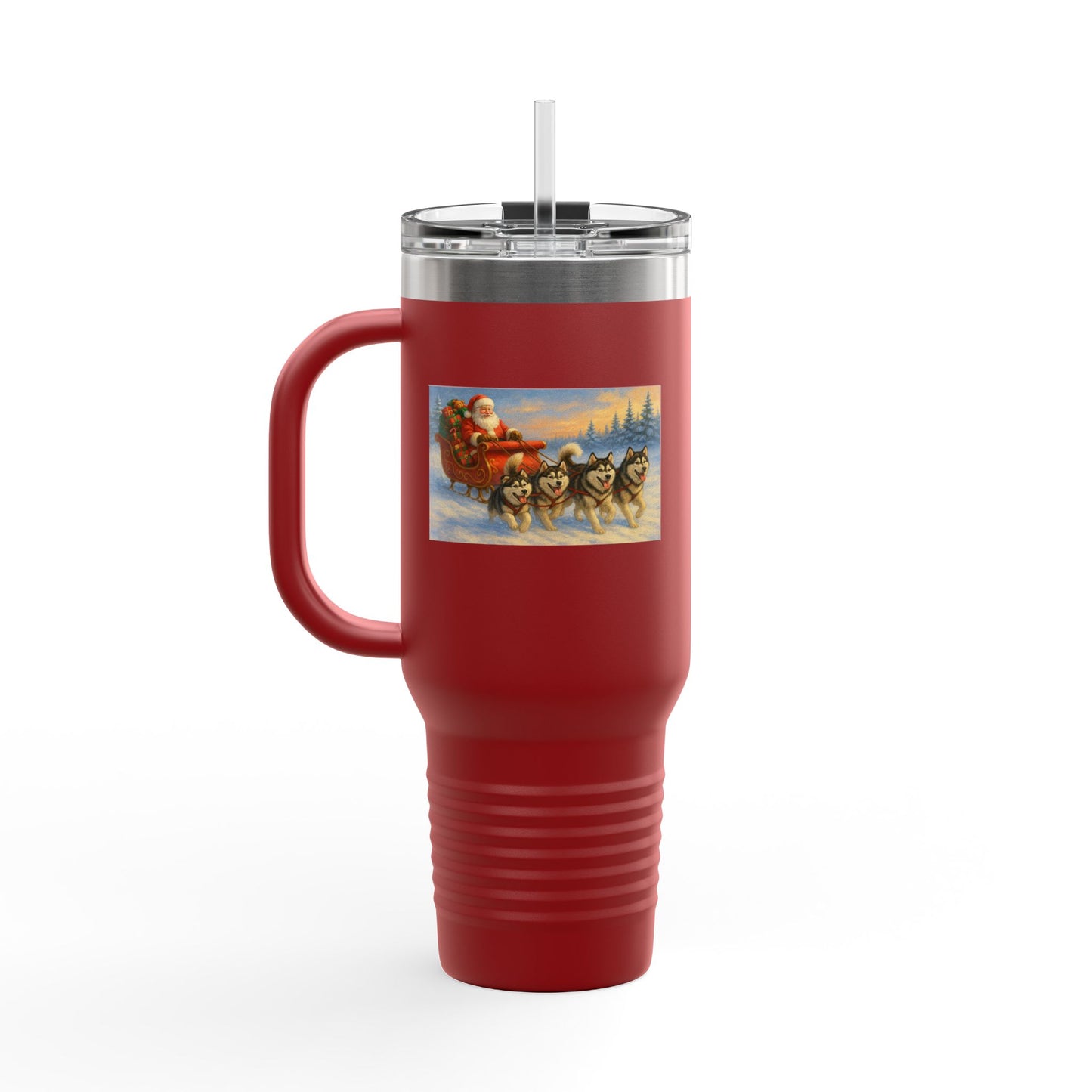 Dashing Through The Snow Insulated Travel Mug