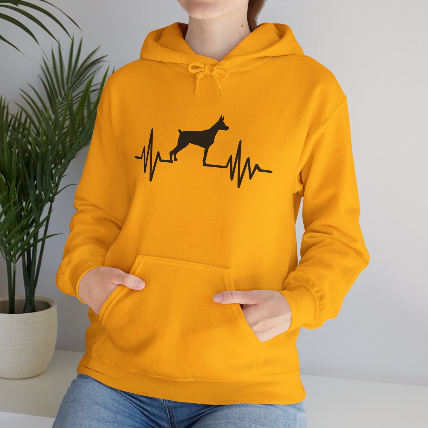 My Heart Beats For Dobermans Unisex Hoodie