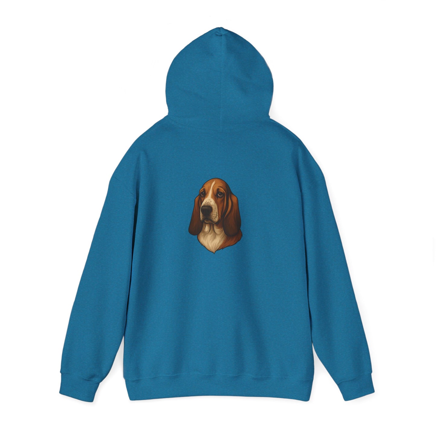 Basset Hound Head Unisex Hoodie