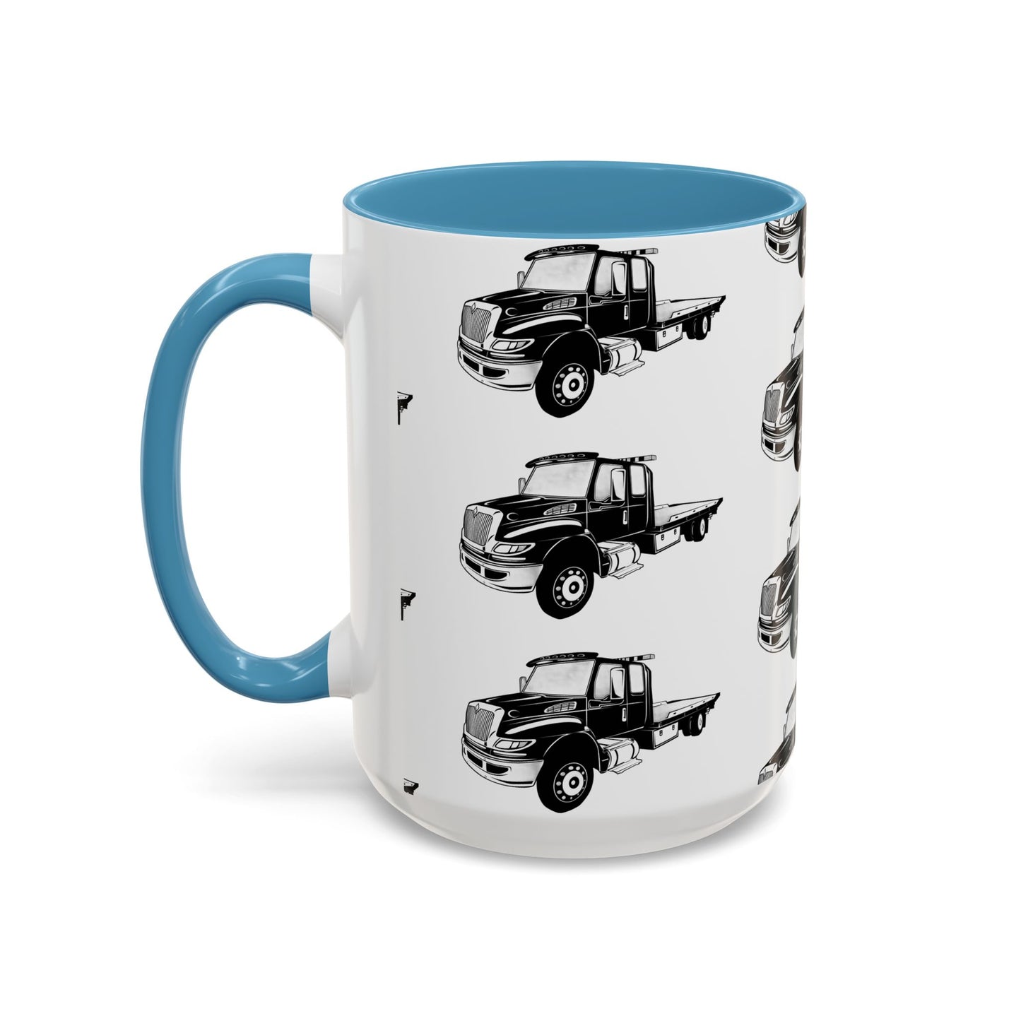 Flatbed Tow Truck 2-Tone Coffee Mug