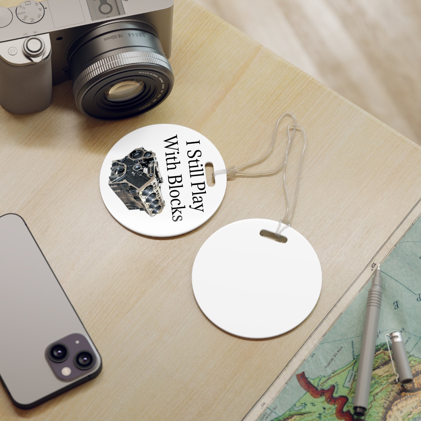 Play With Blocks Luggage Tag