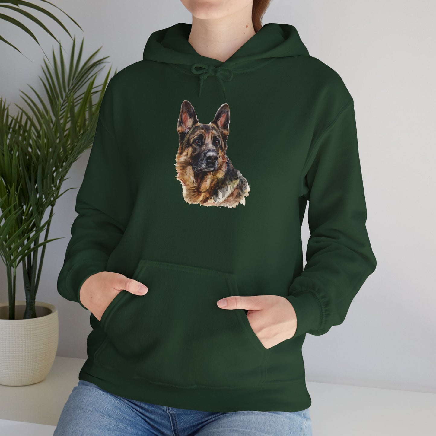 German Shepherd Head Unisex Hoodie