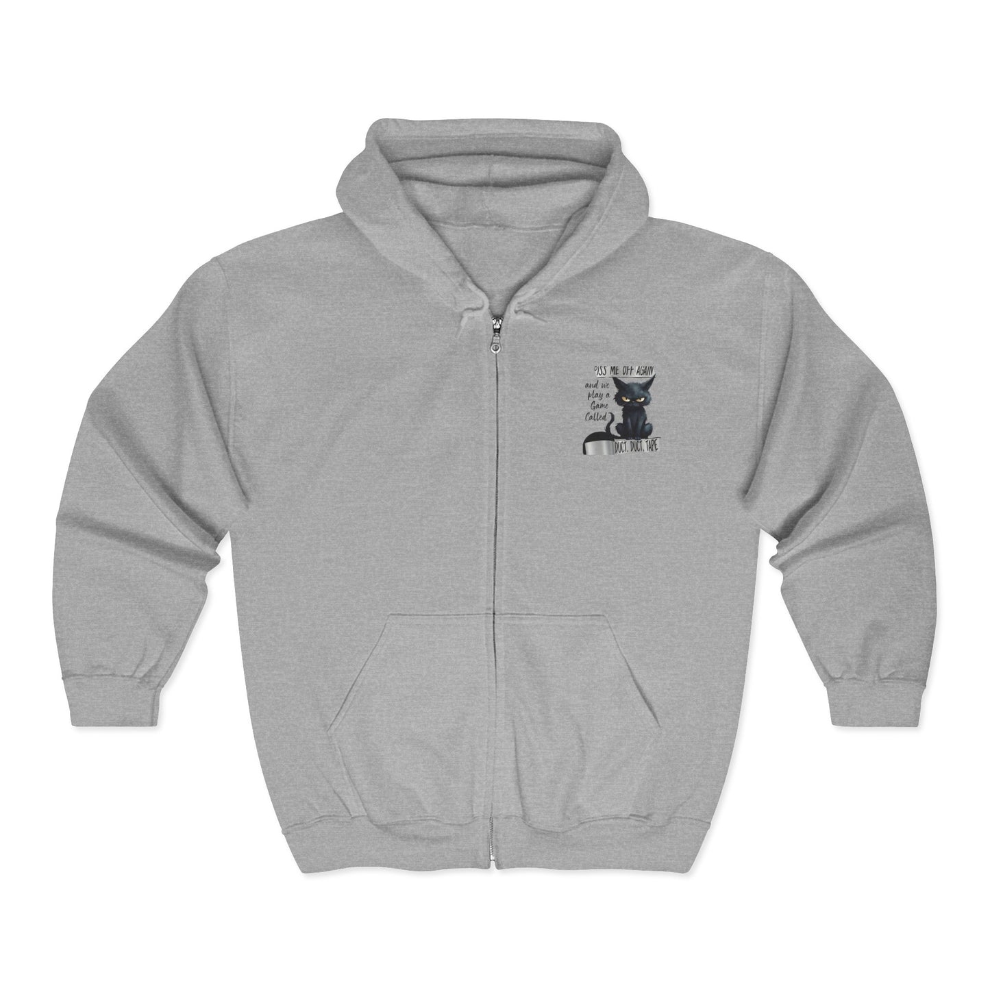 Duct, Duct, Tape Unisex Full Zip Hoodie