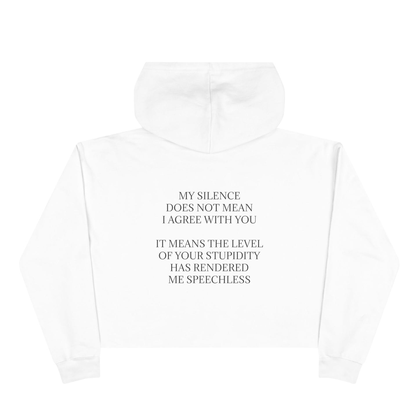 Speechless Women's Crop Hoodie