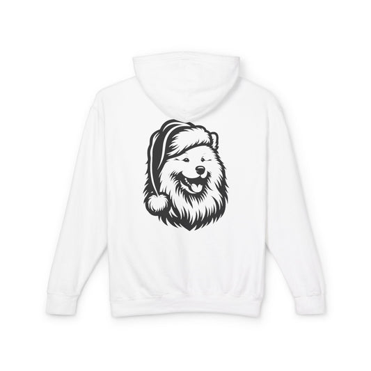 Santa Paws Samoyed Unisex Lightweight Hoodie