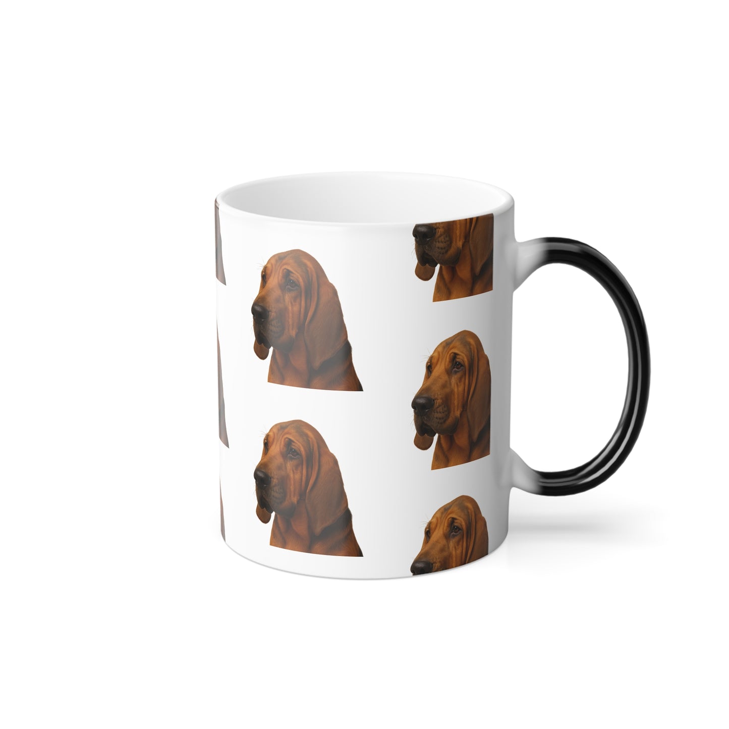 Bloodhound Head Color Changing Mug