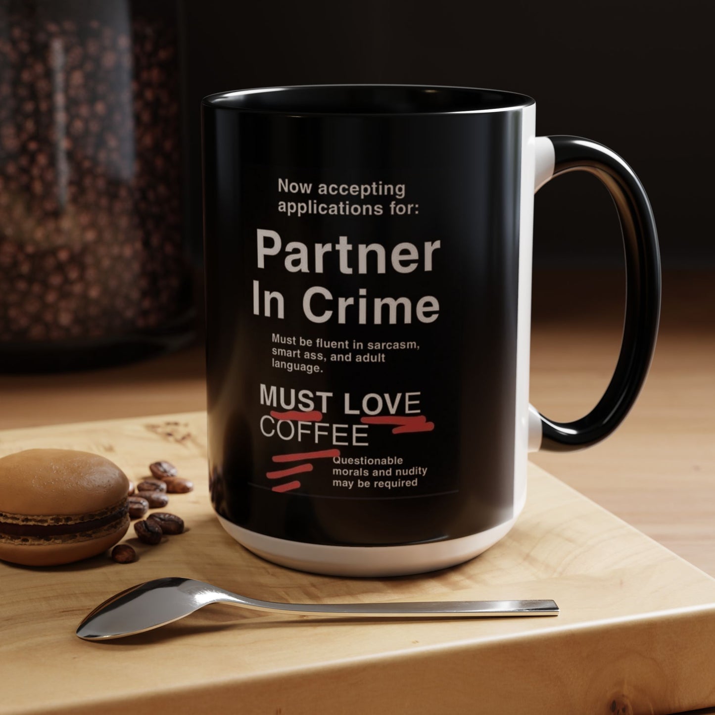 Partner In Crime 2-Tone Coffee Mug