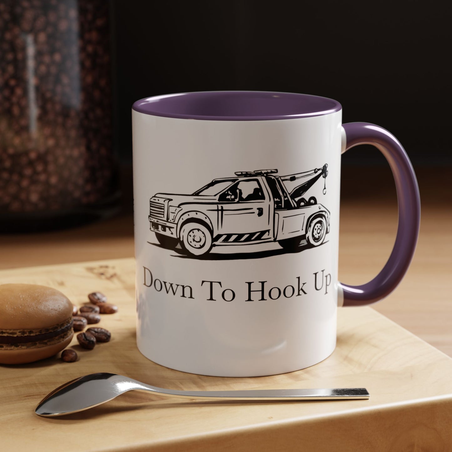 Down To Hook Up 2-Tone Coffee Mug