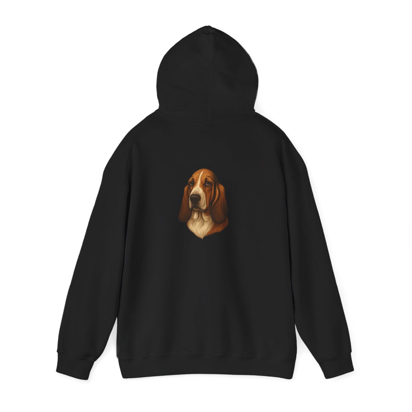 Basset Hound Head Unisex Hoodie