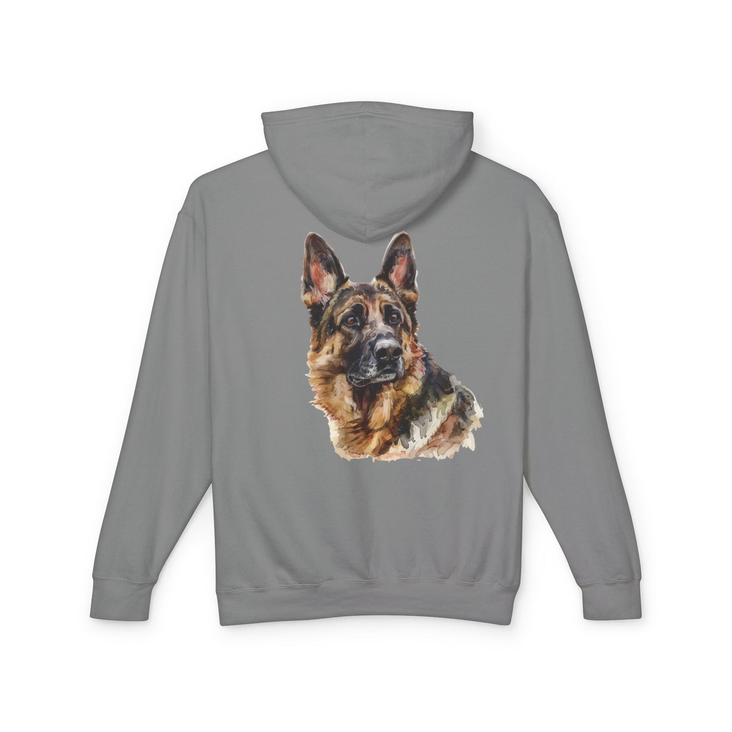 German Shepherd Head Unisex Lightweight Hoodie