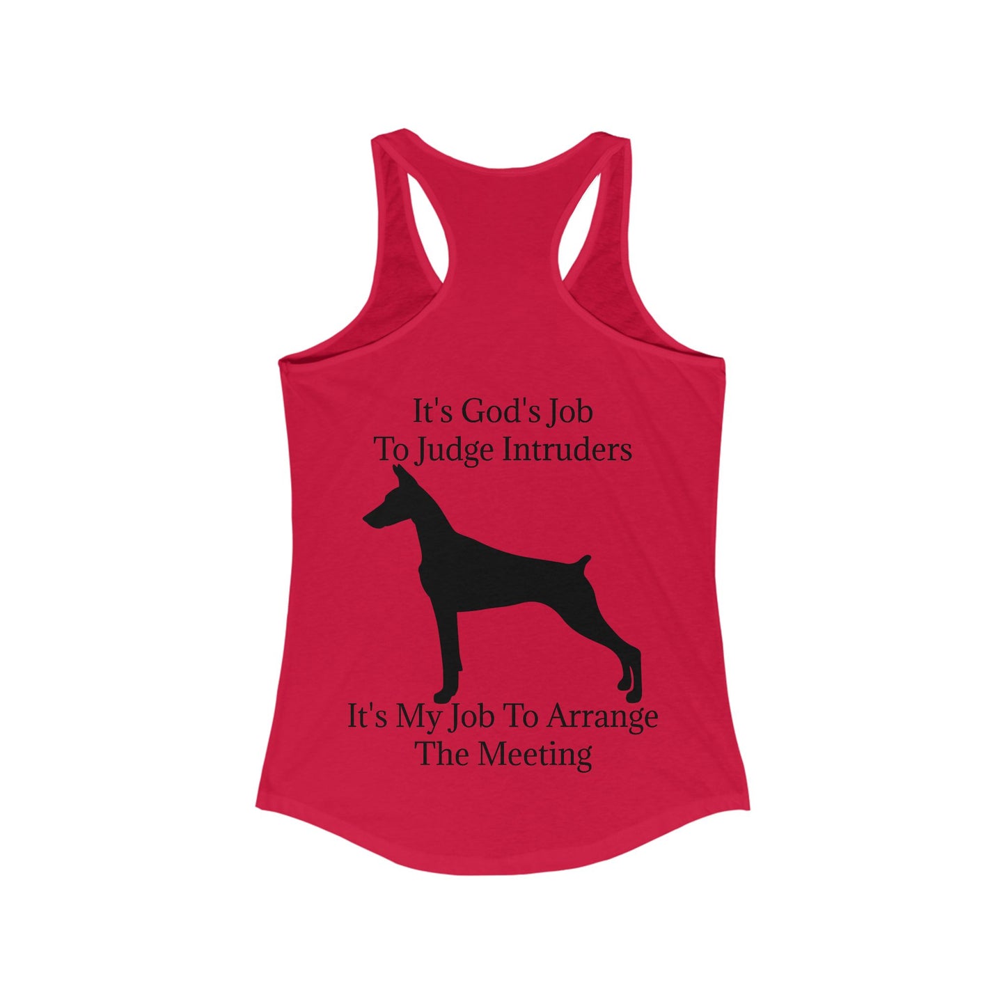Arrange The Meeting Women's Racerback Tank