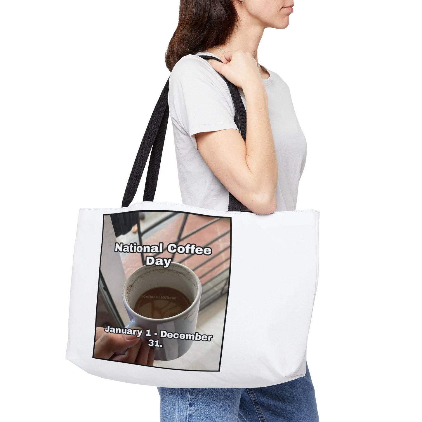 National Coffee Day Weekender Tote Bag