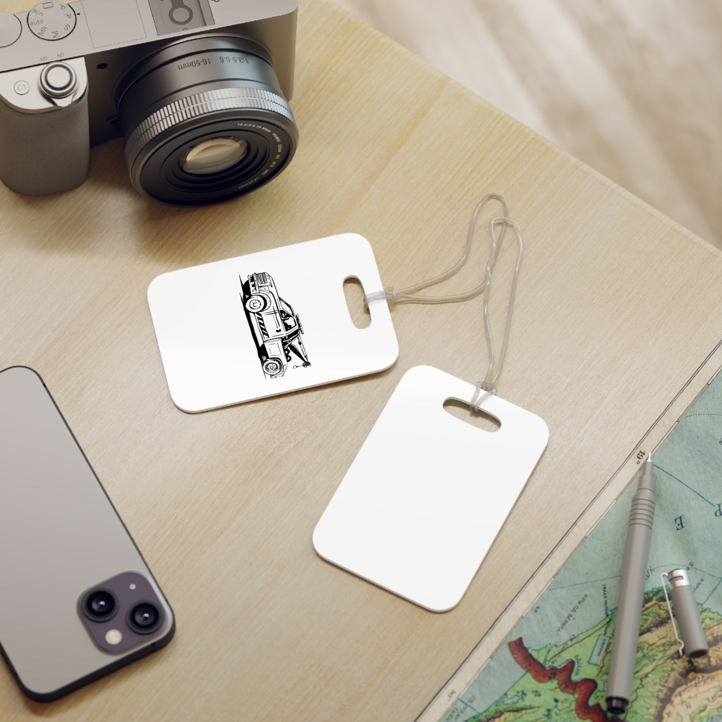 Wheel Lift Tow Truck Luggage Tag