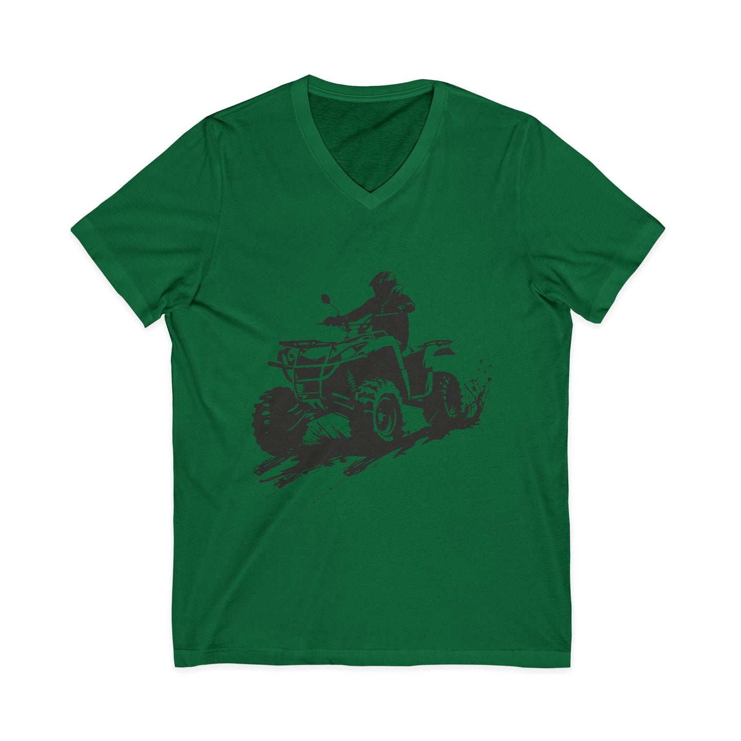 Slingin' Mud Quad Unisex Short Sleeve V-Neck Tee
