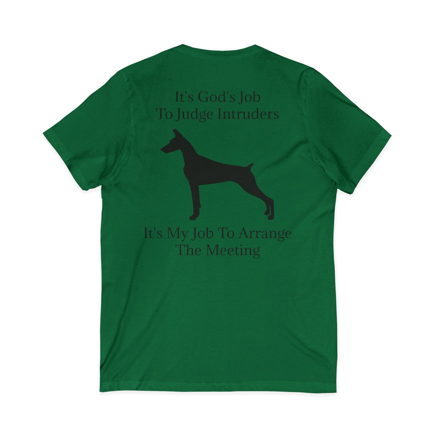 Arrange The Meeting Unisex Short Sleeve V-Neck Tee