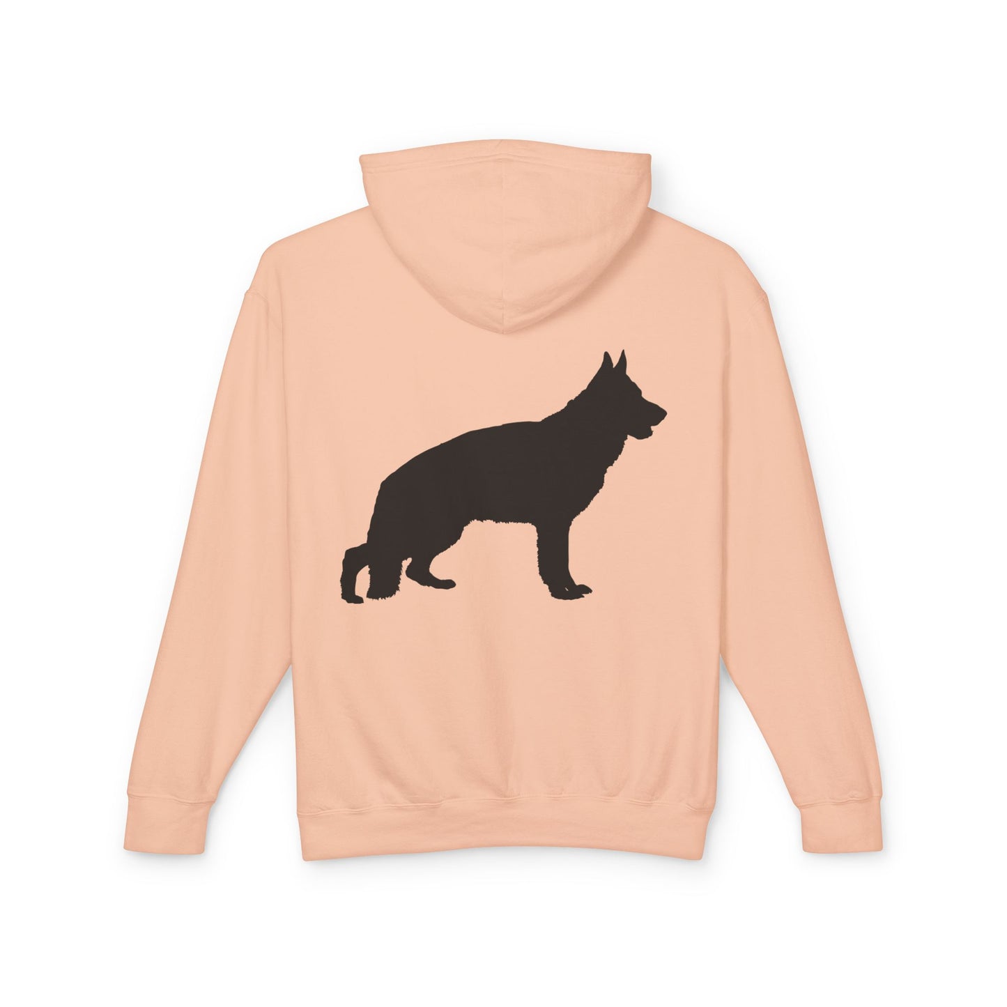 German Shepherd Silhouette Unisex Lightweight Hoodie