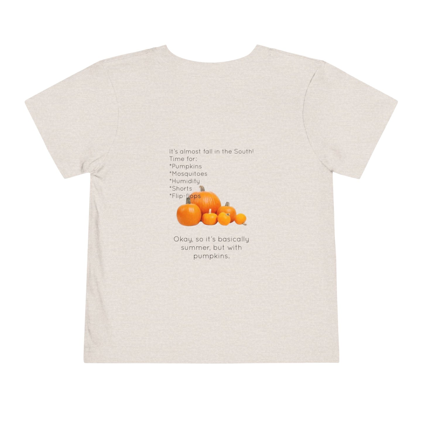 Fall In The South Toddler Unisex Short Sleeve Crewneck Tee