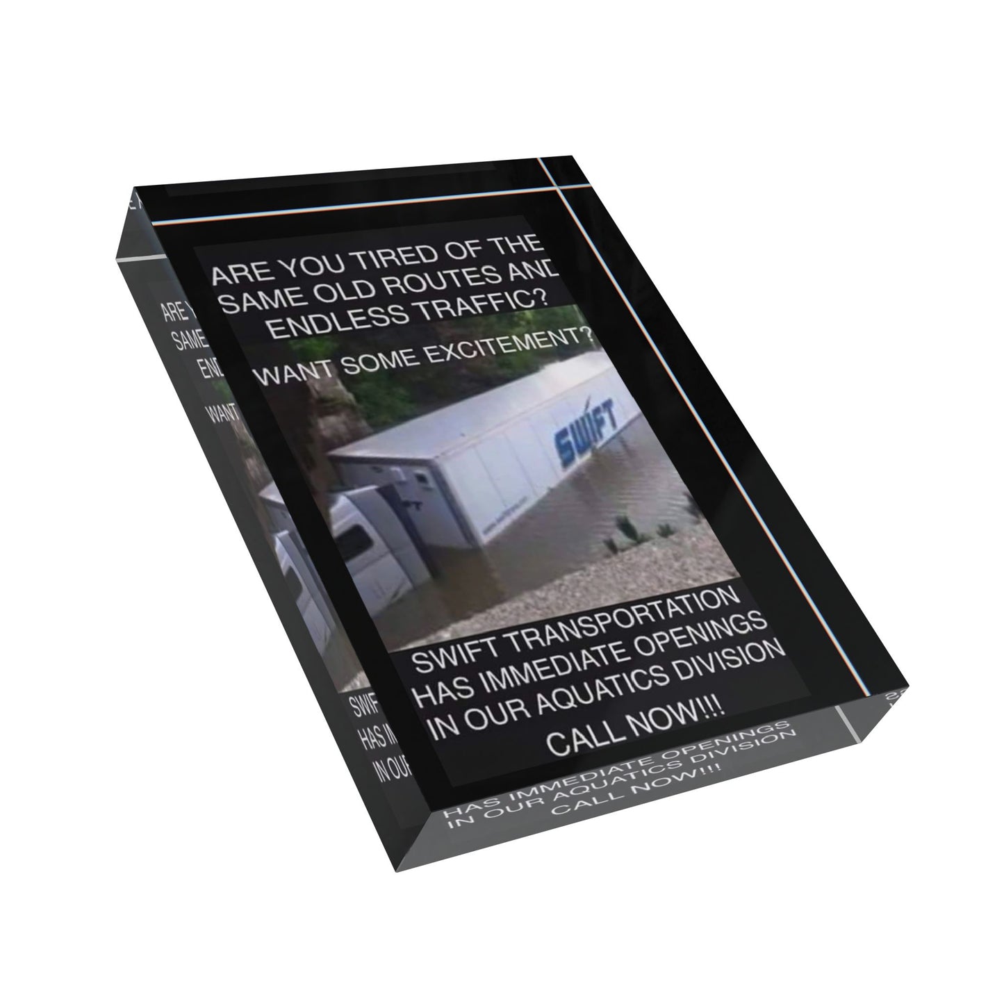 Swift Aquatics Acrylic Photo Block