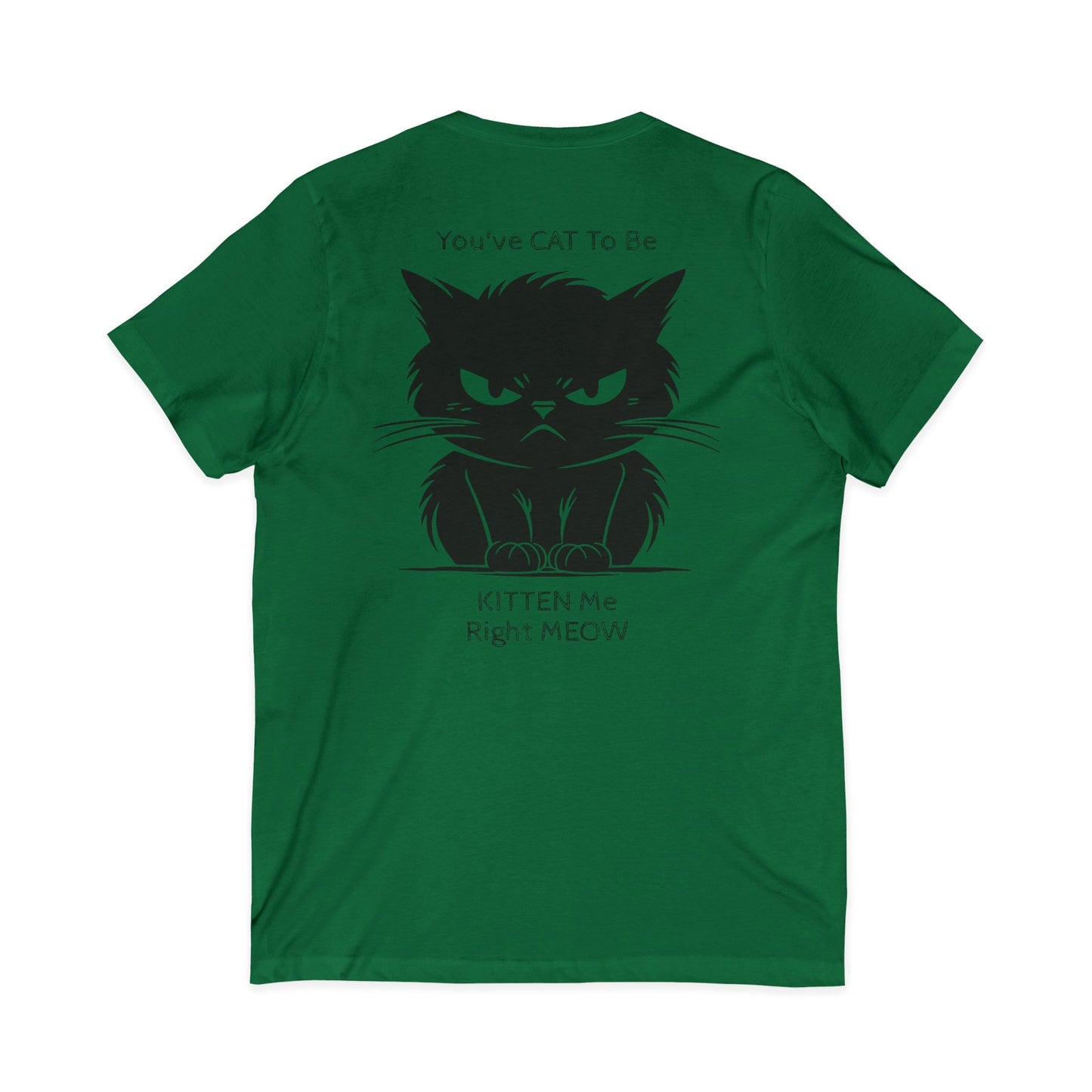 KITTEN Me Unisex Short Sleeve V-Neck Tee