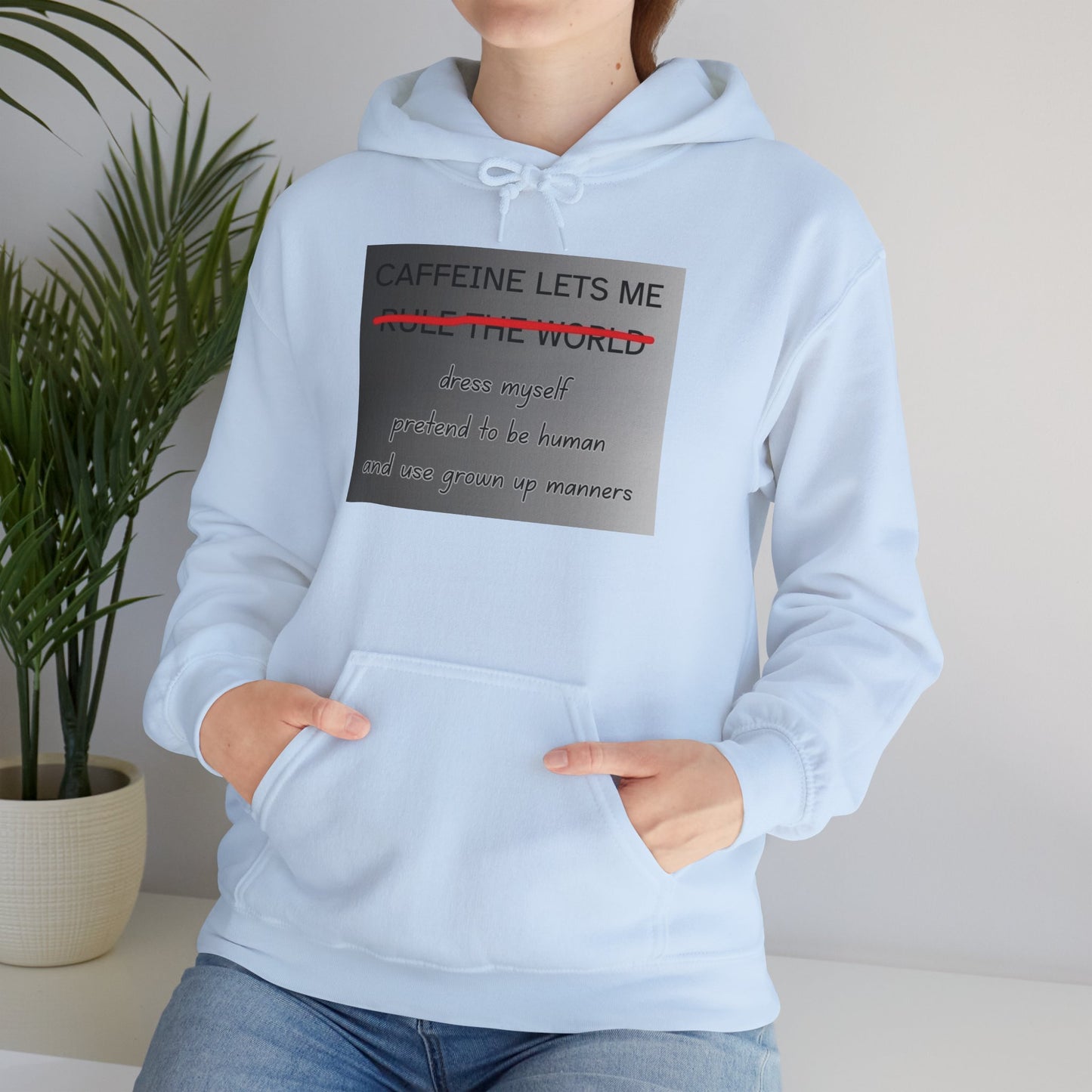 Caffeine Lets Me Unisex Hoodie