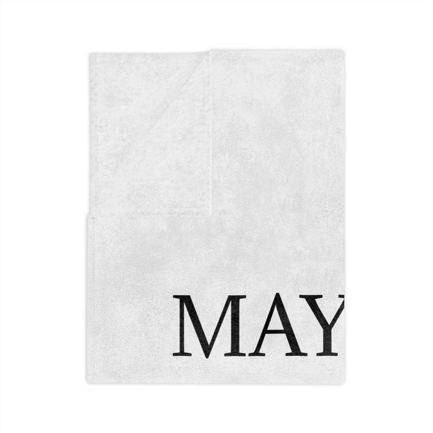 Born With It Velveteen Microfiber Blanket