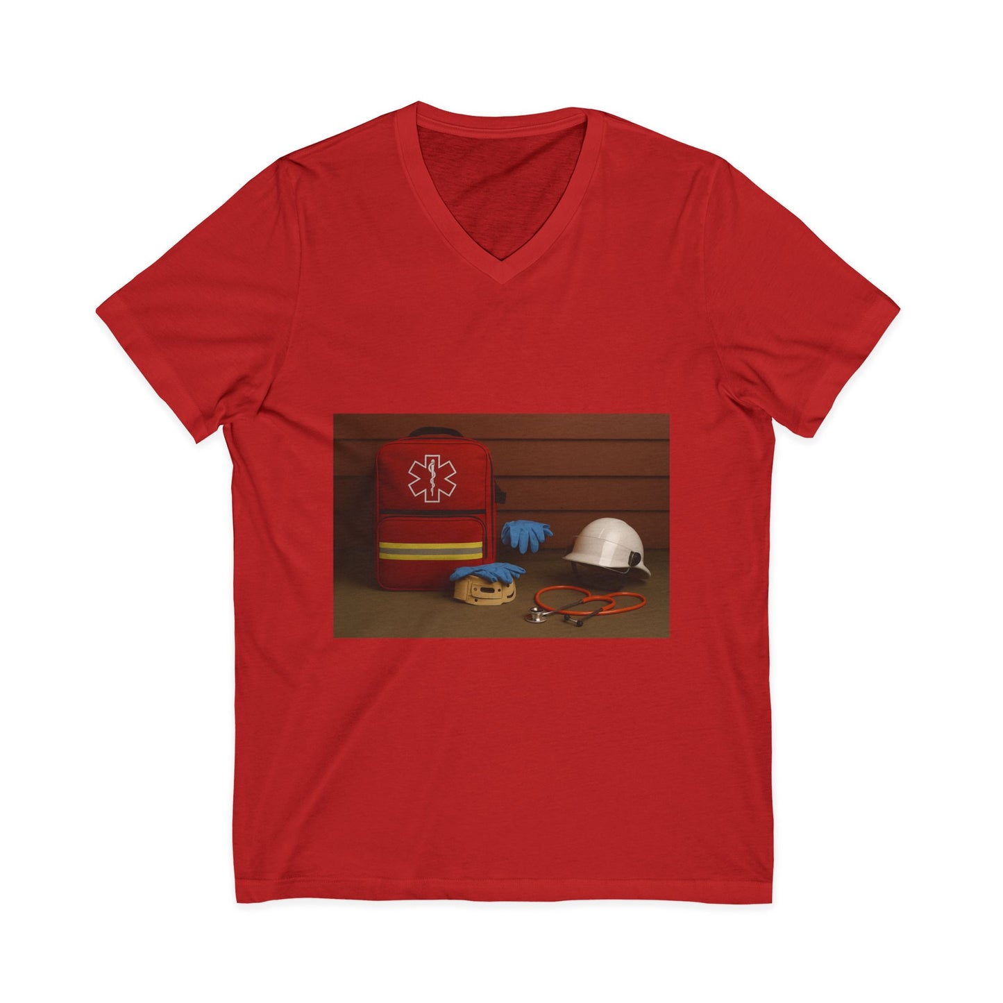 EMS Appreciation Unisex Short Sleeve V-Neck Tee