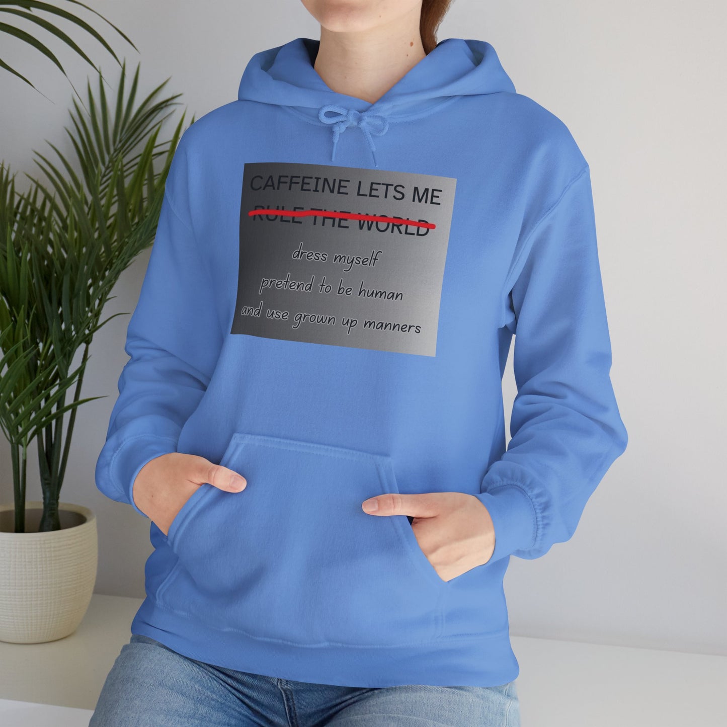 Caffeine Lets Me Unisex Hoodie