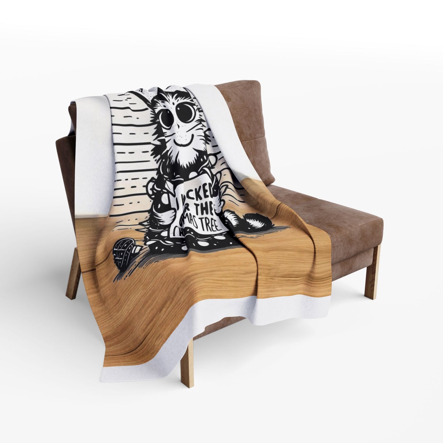 Naughty Cat Arctic Fleece Blanket