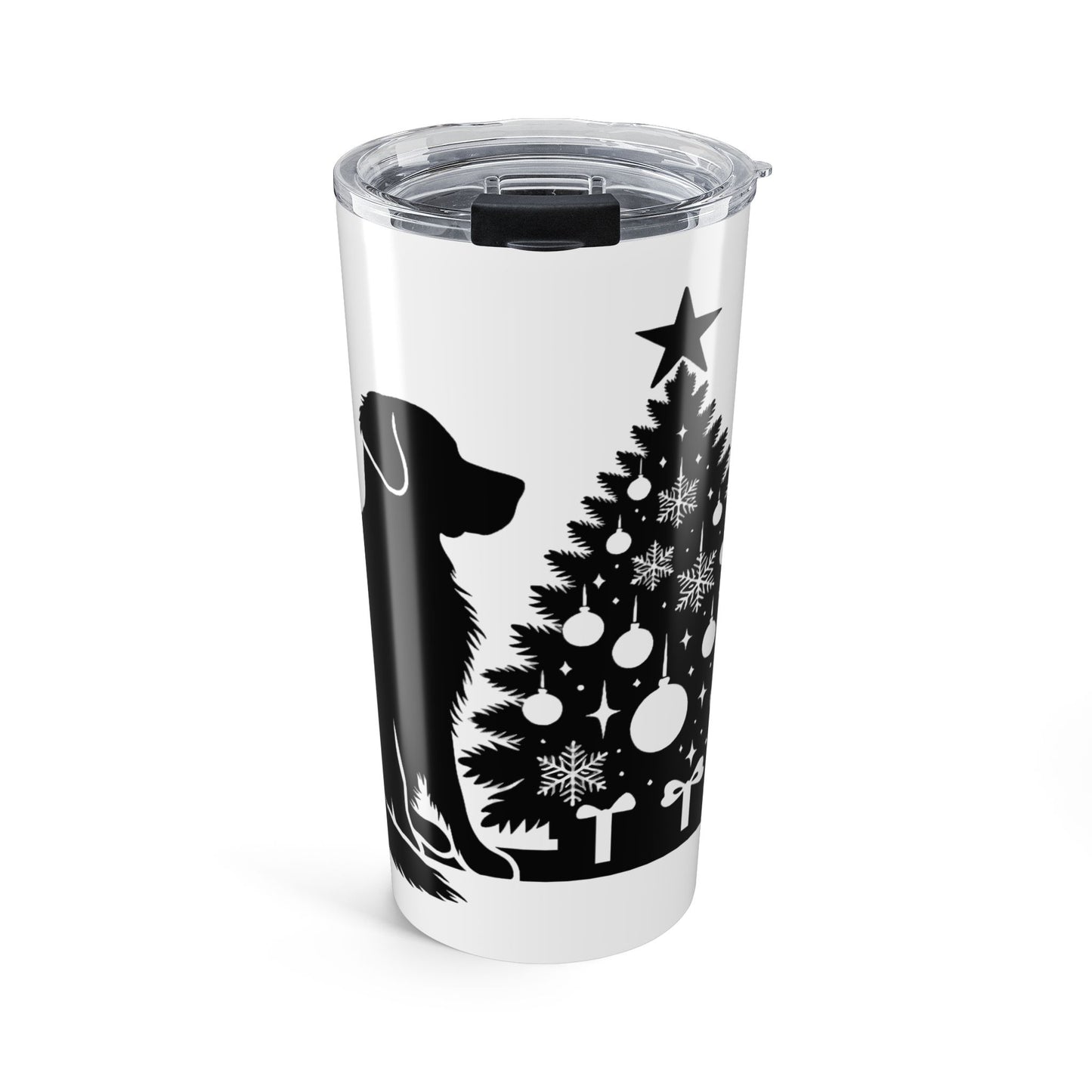 Golden Christmas Tree Tumbler