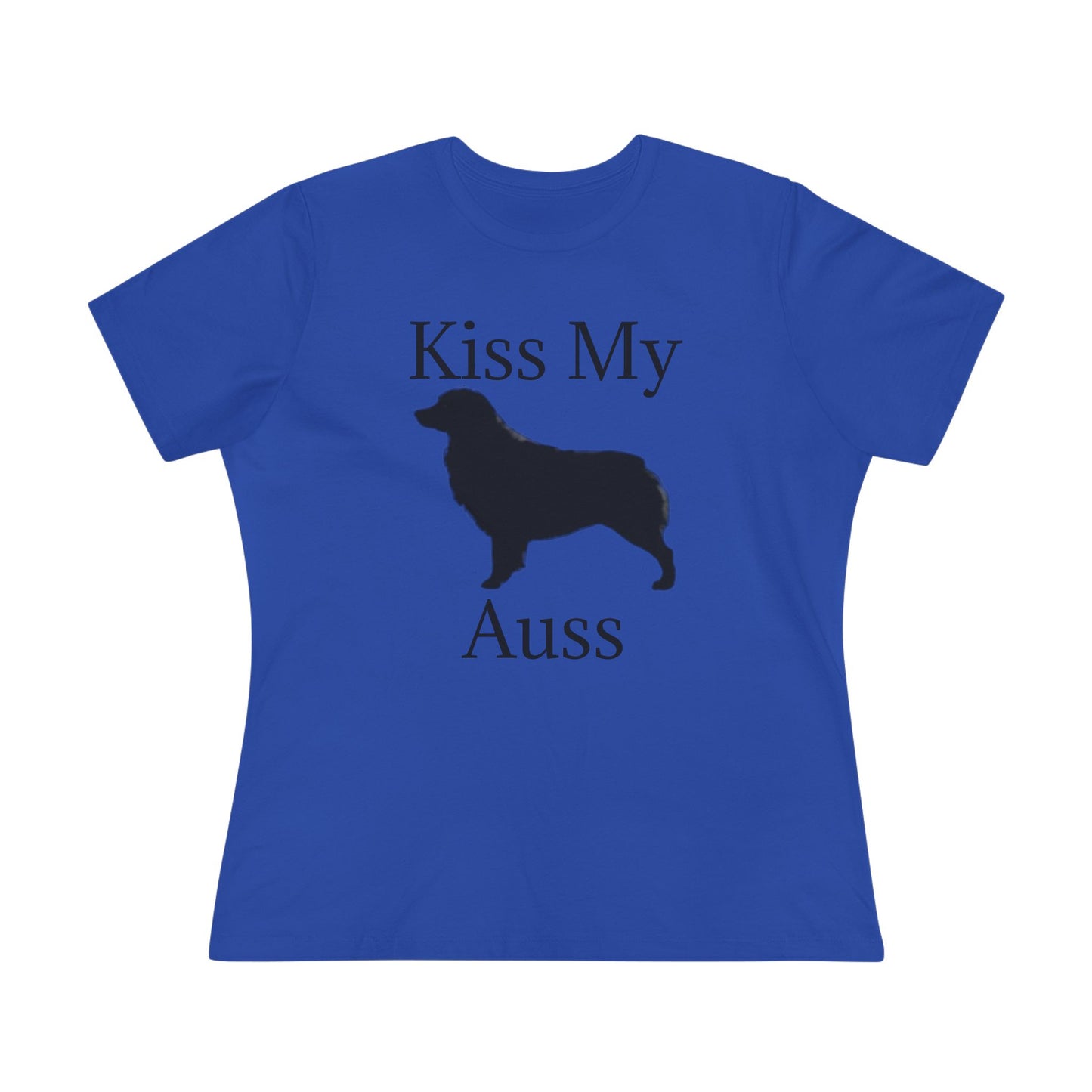 Kiss My Auss Women's Short Sleeve Crewneck Tee