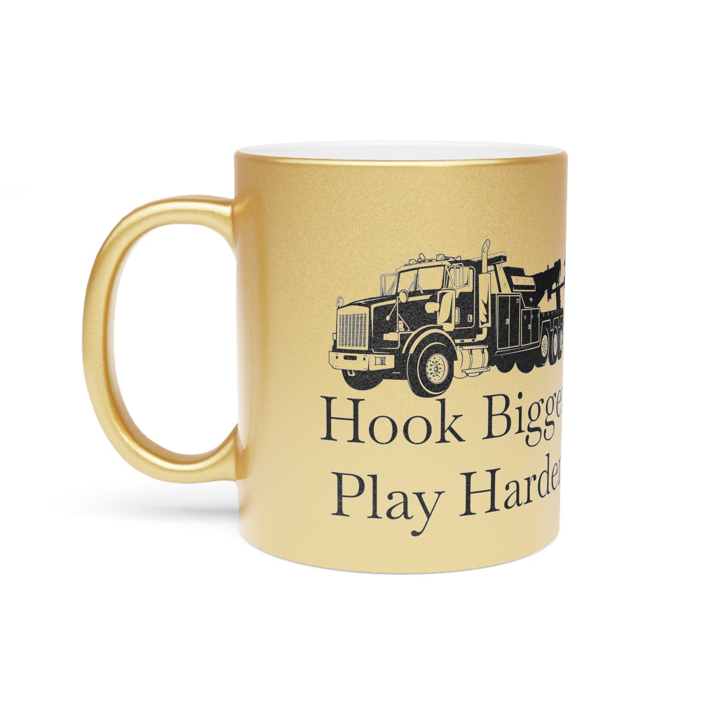 Hook Bigger Metallic Coffee Mug