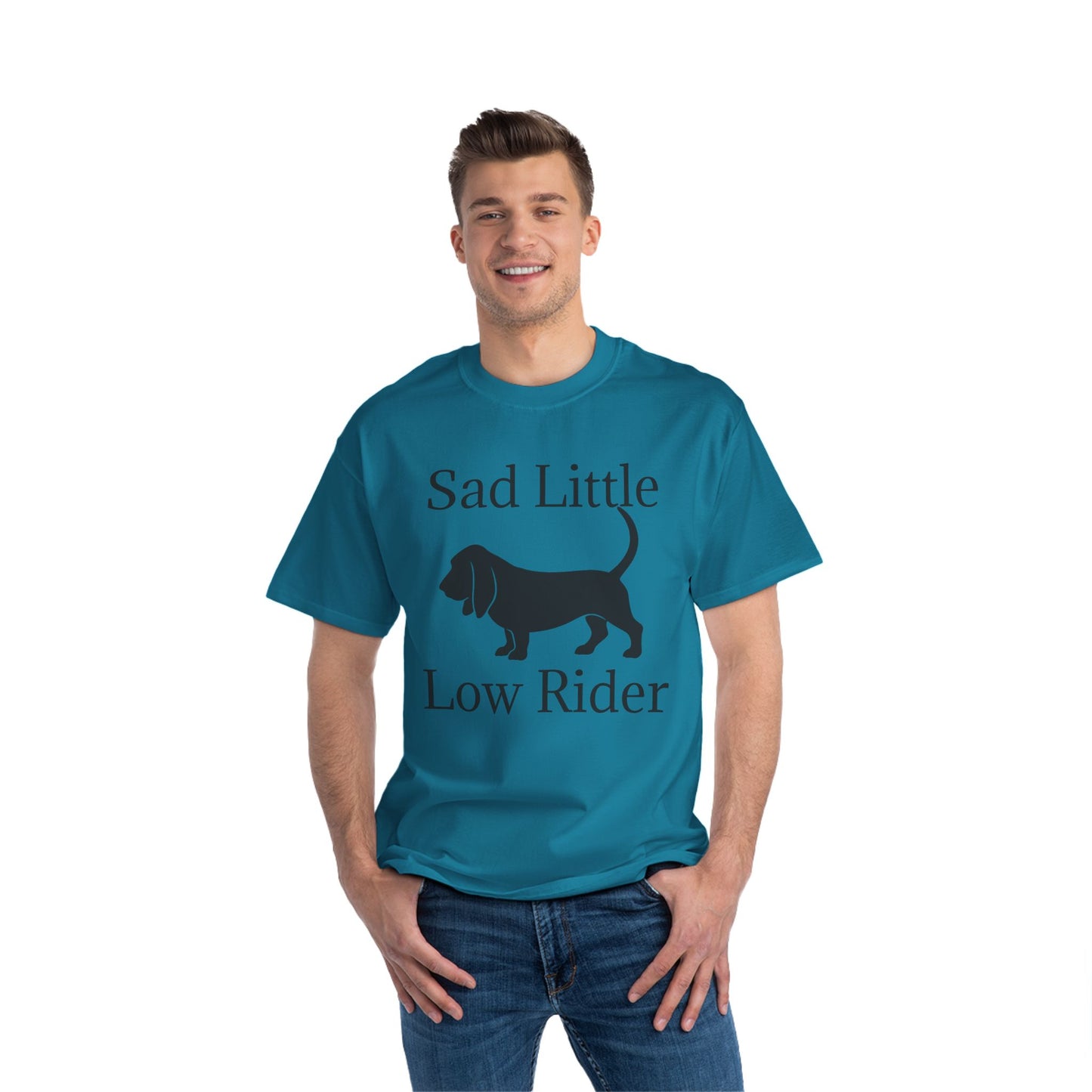 Sad Little Low Rider Men's Short-Sleeve Crewneck Tee