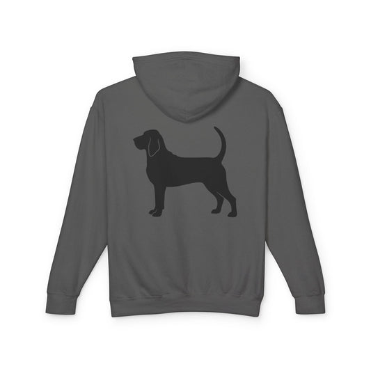 Bloodhound Silhouette Unisex Lightweight Hoodie