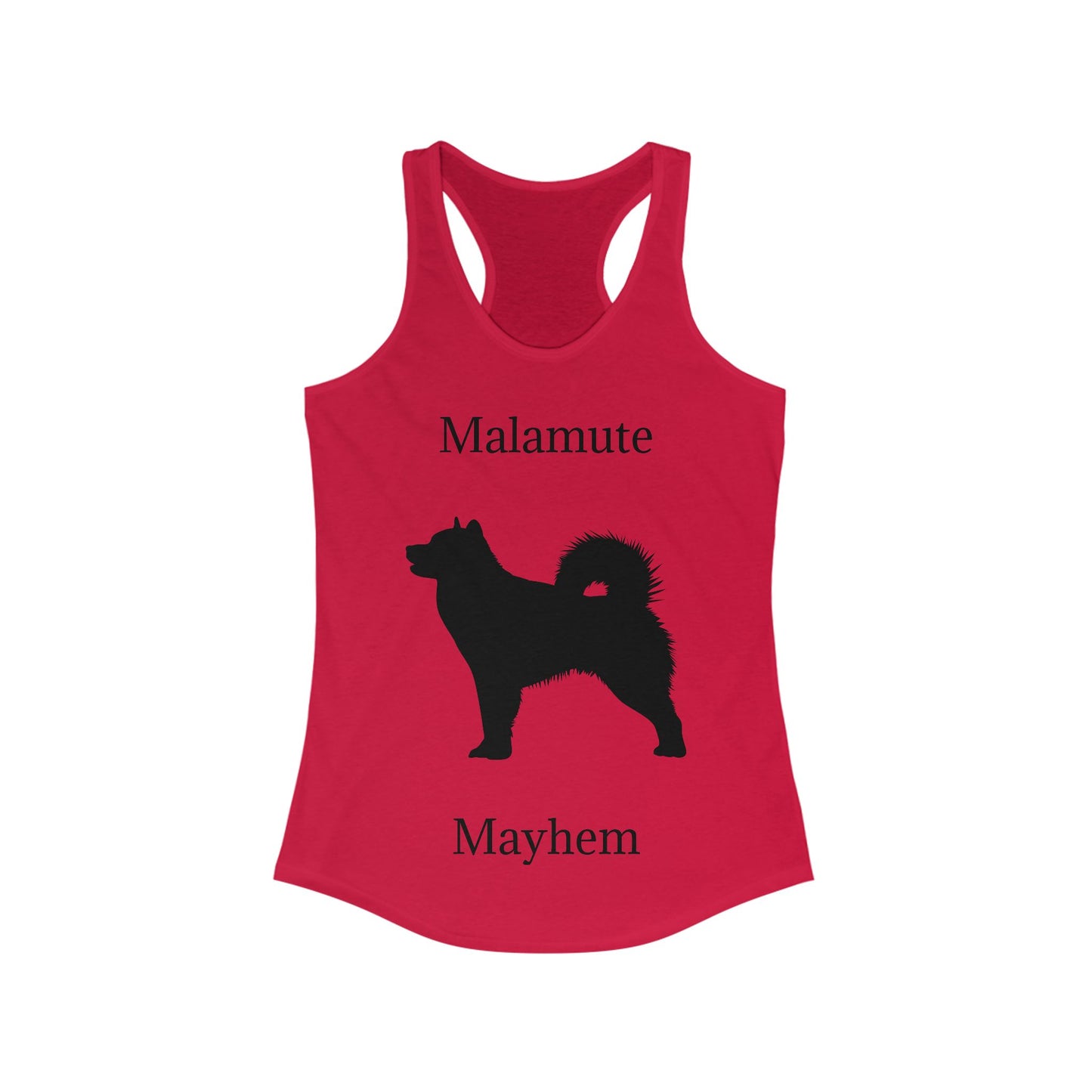Malamute Mayhem Women's Racerback Tank
