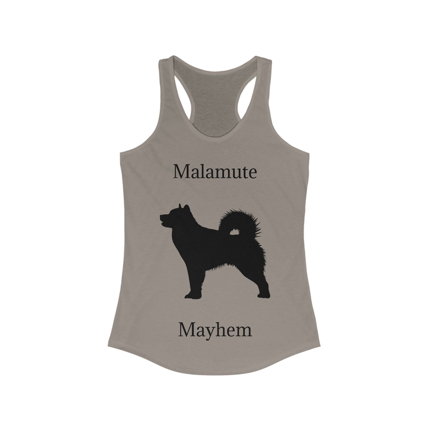 Malamute Mayhem Women's Racerback Tank