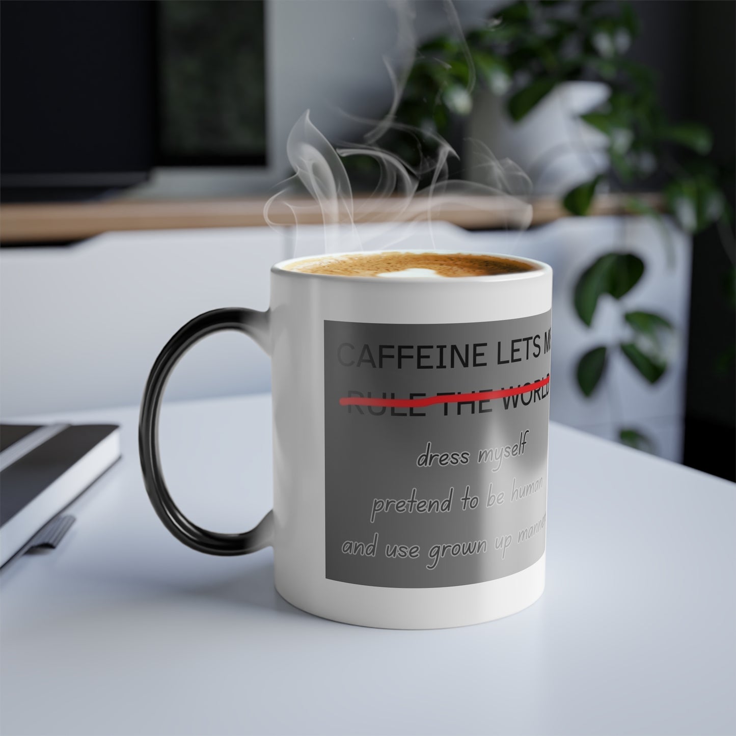 Caffeine Lets Me Color Changing Mug
