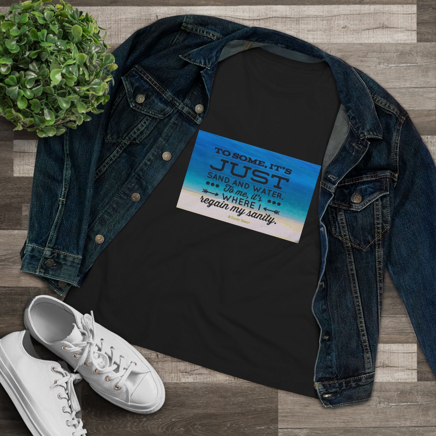 Dr. Beach Women's Short Sleeve Crewneck Tee